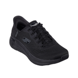 Skechers ancho slip-in zapatilla de mujer - Negro