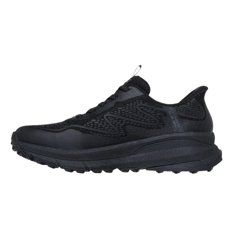 Skechers zapatilla impermeable para hombre - Negra