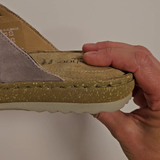 Relaxshoe zapatilla para mujer - Gris cálido