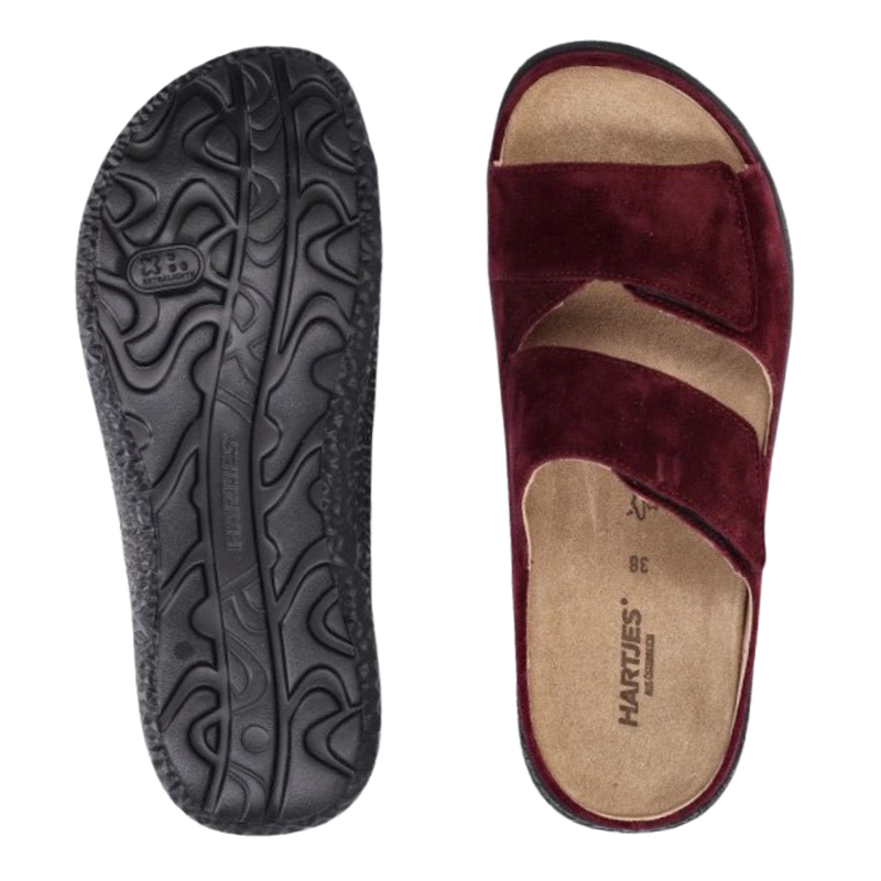 Sandalia tipo slipper para mujer Hartjes - color berenjena