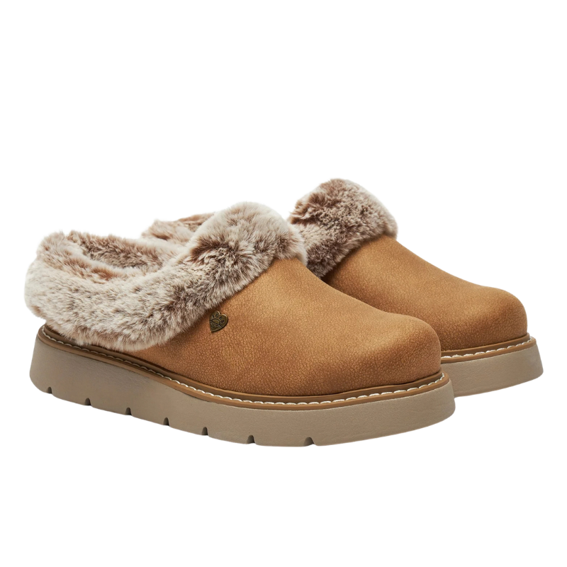 Skechers zapatillas de casa para mujer - Marrón