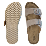 Relaxshoe zapatilla para mujer - Gris cálido