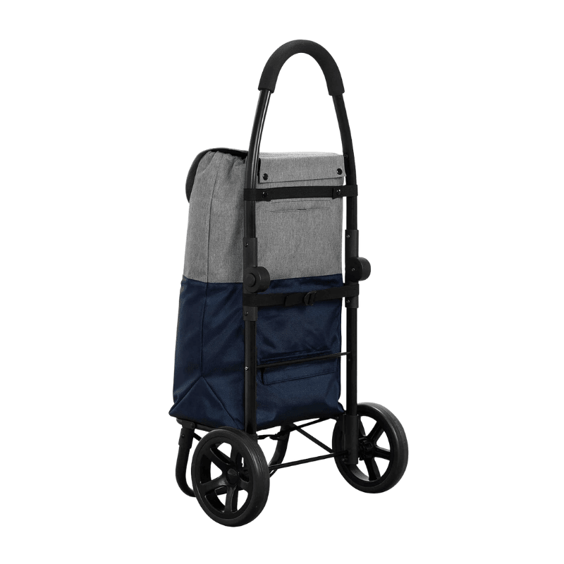 Go Two Compact indkøbsvogn - Grå/blå