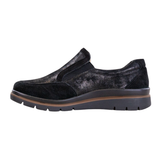 Fidelio zapatillas de casa con stretch - Negro