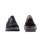 Fidelio zapatillas de casa con stretch - Negro