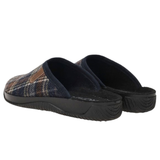 Rohde zapatillas de casa para hombre a cuadros - Azul