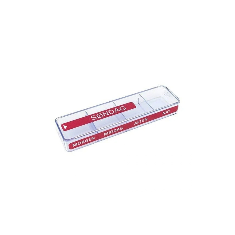Pastilleros grandes en estuche - Medimax - Rojo