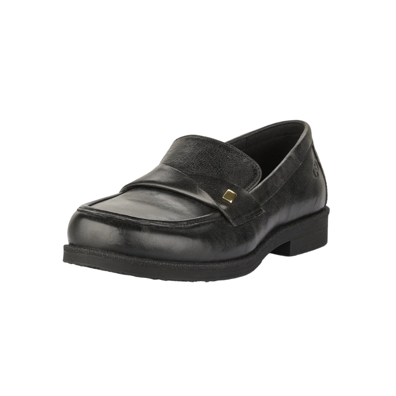 Green Comfort mocasín para mujer - Negro