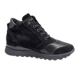 Bota de mujer en Nubuck, Negro, Waldläufer