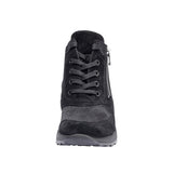 Bota de mujer en Nubuck, Negro, Waldläufer