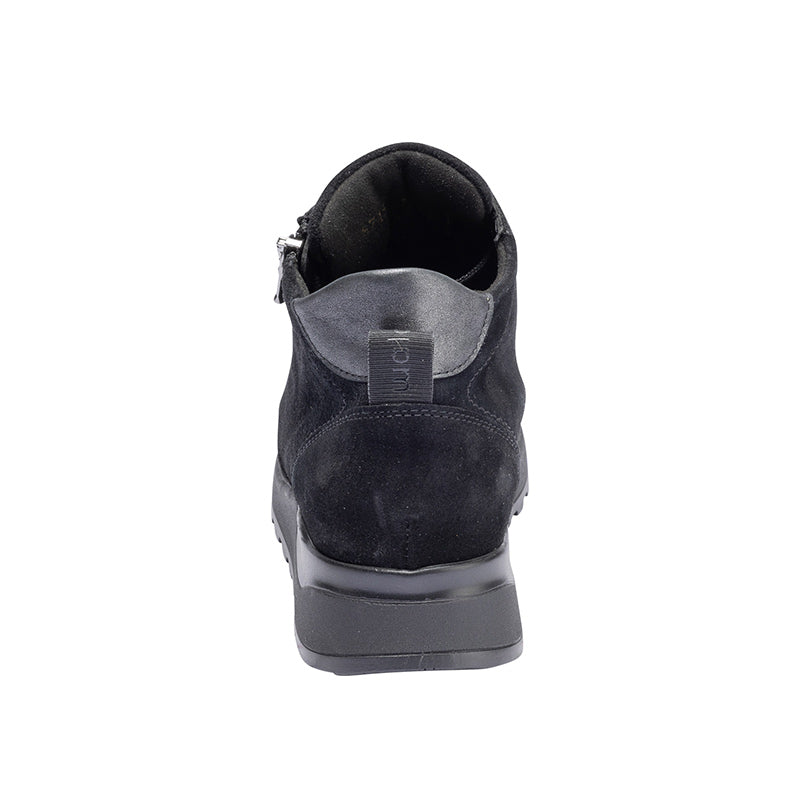 Bota de mujer en Nubuck, Negro, Waldläufer