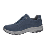 Zapatillas de hombre con cremallera, Azul, Waldläufer