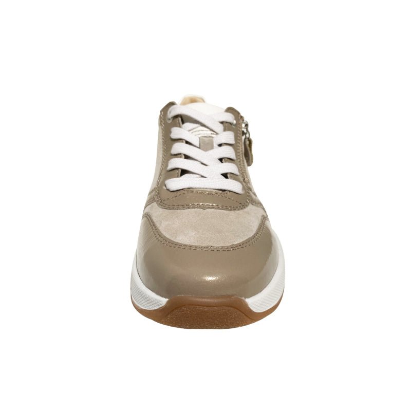 Fidelio damesneaker - Beige - Seniorshop