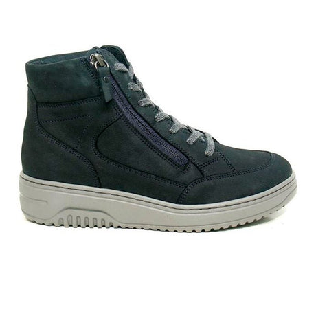 Hartjes foret damestøvle - Navy - Seniorshop