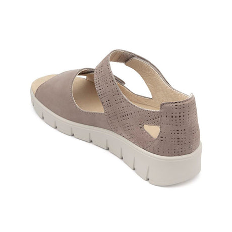 Sandalia para mujer, Beige, Waldläufer