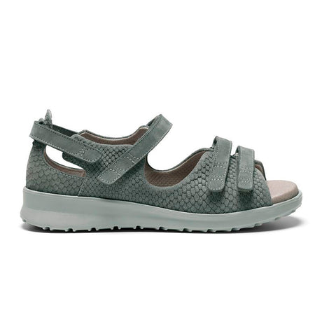 New Feet damesandal - Støvet grøn
