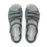 New Feet damesandal - Støvet grøn