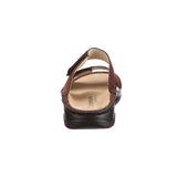 Sandalia para hombre en nubuck, Marrón, Berkemann