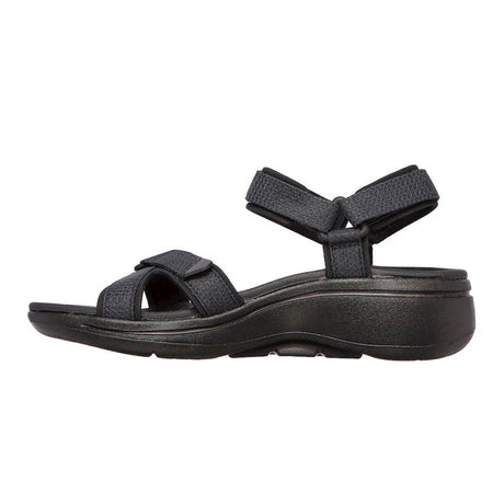 Sandalia de mujer, Negro, Skechers