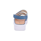 Waldläufer damesandal - Dueblå - Seniorshop