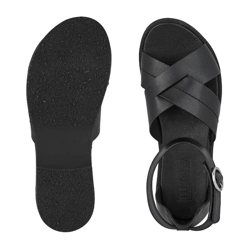 Green Comfort pæn damesandal - Sort - Seniorshop