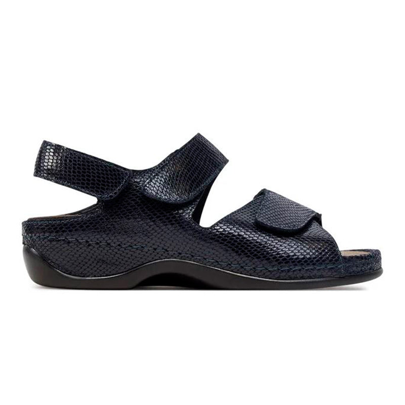 Sandalia para mujer, Azul medianoche, Berkemann
