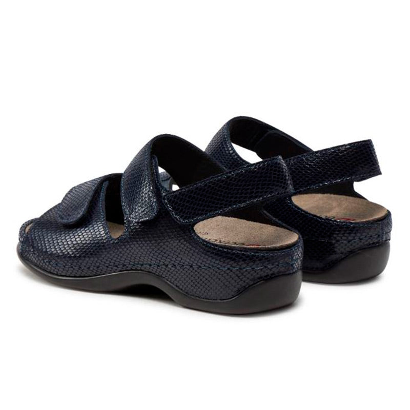 Sandalia para mujer, Azul medianoche, Berkemann