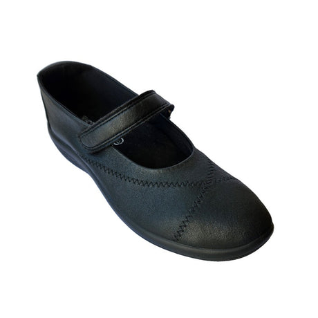 Bailarina con velcro, Negro, Arcopedico