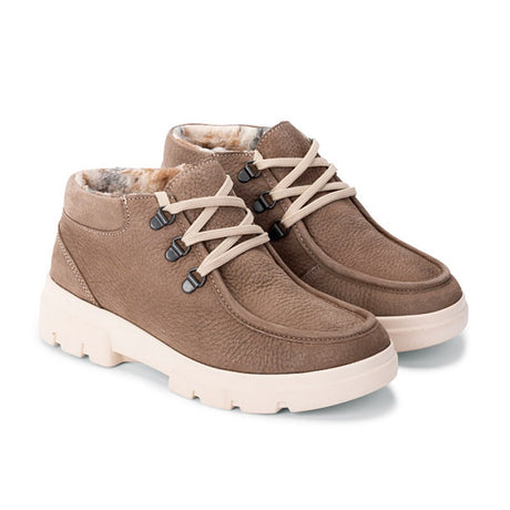 Bota de mujer forrada, marrón empolvado, Berkemann