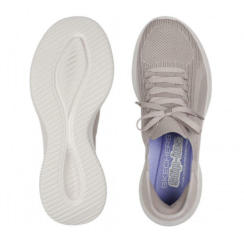 Skechers slip-in damesneaker - Beige