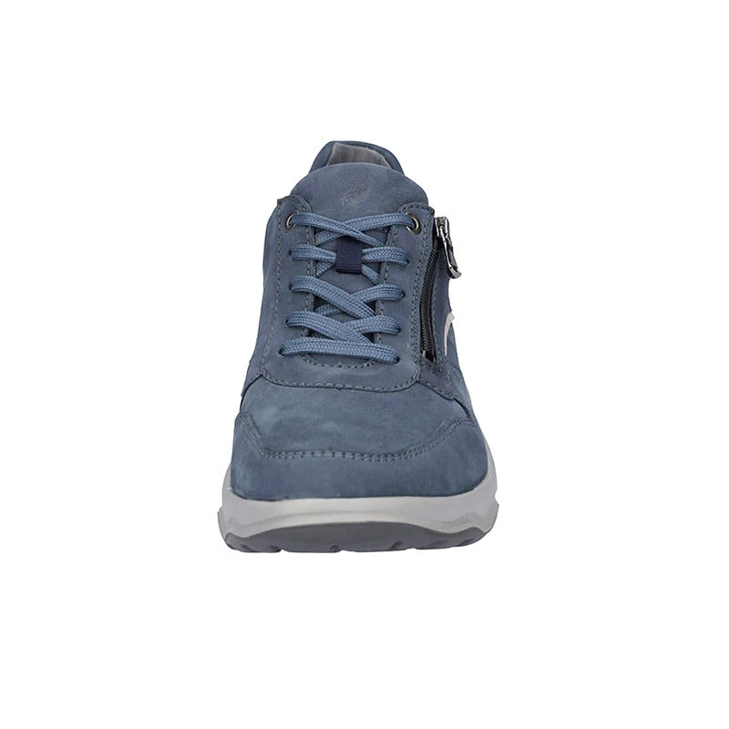 Zapatilla de hombre, azul empolvado, Waldläufer