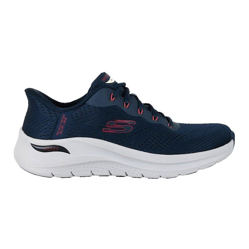 Zapatilla slip-in de hombre, azul, Skechers