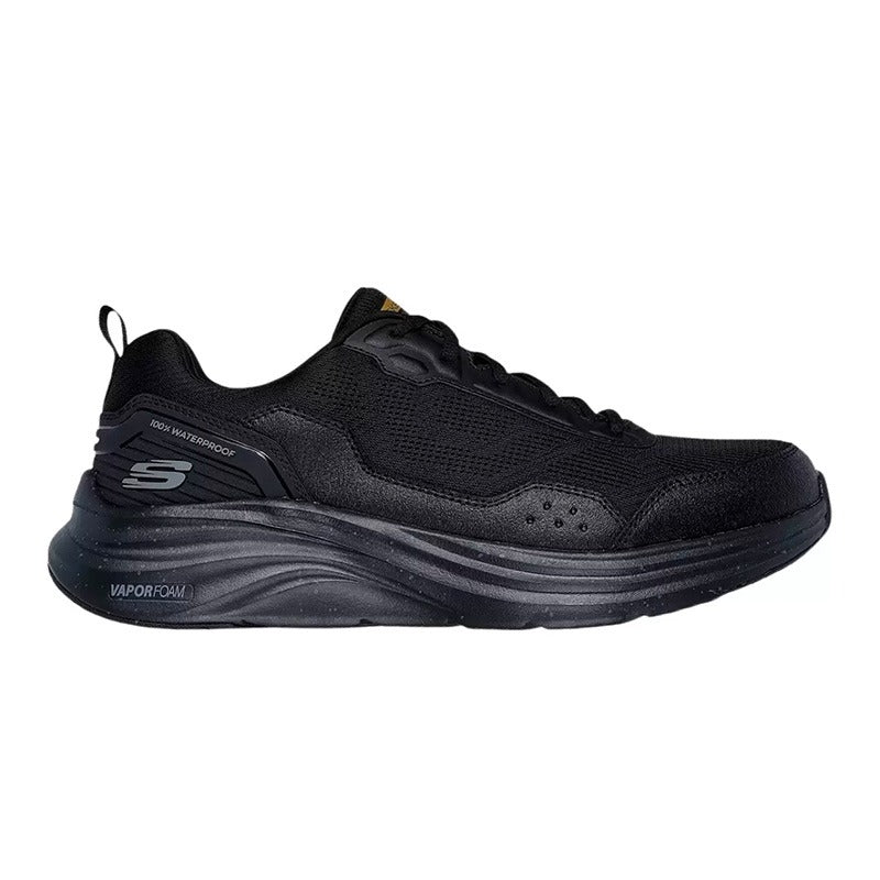 Skechers vandtæt herresneaker - Sort - Seniorshop