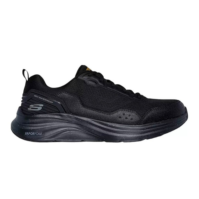 Skechers vandtæt herresneaker - Sort - Seniorshop