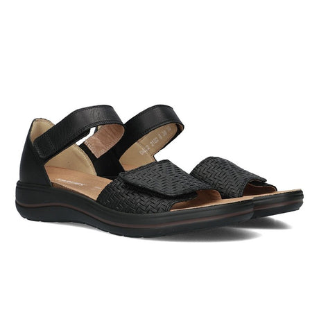 Hartjes damesandal - Sort