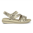 Green Comfort damesandal - Snake
