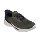 Skechers slip - in herresneaker - Oliven