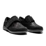 New Feet damesko med velcrorem - Sort
