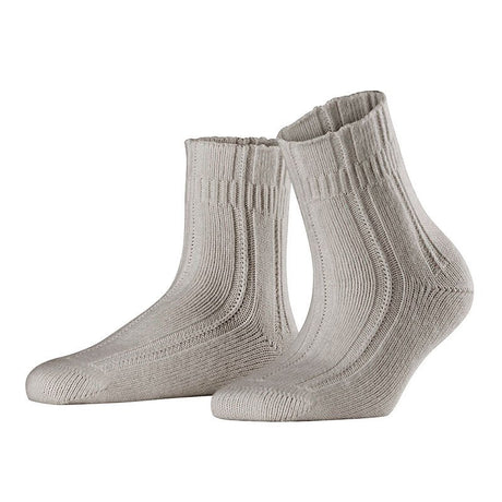 Natsokker med angora - Grå