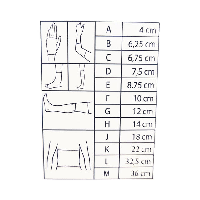 Venda de soporte, 90 cm