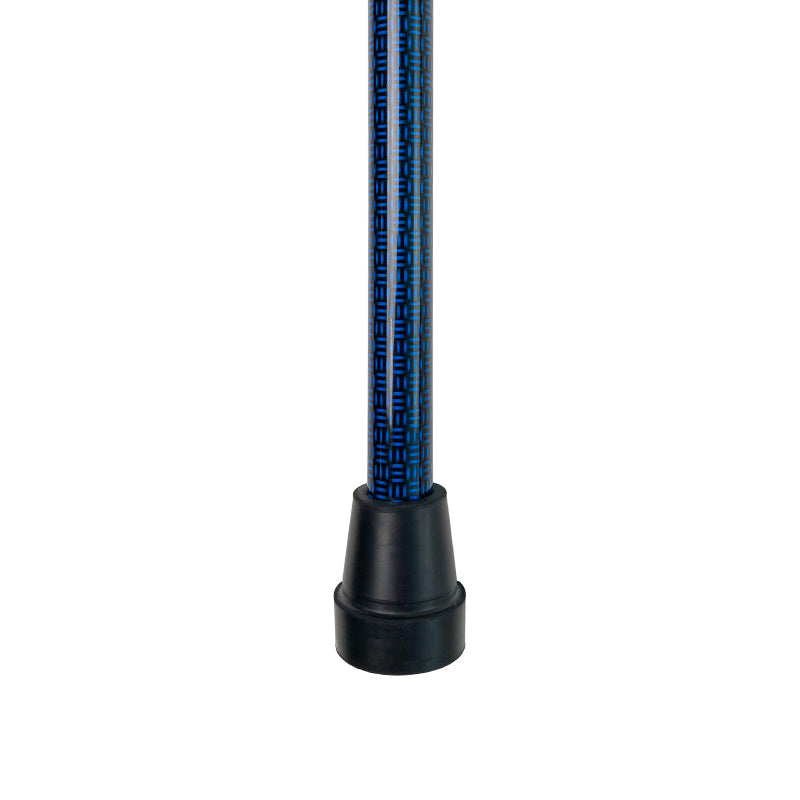 Bastón, altura ajustable, Negro/Azul