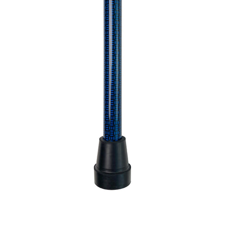Bastón, altura ajustable, Negro/Azul