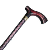 Bastón plegable, diseño burdeos