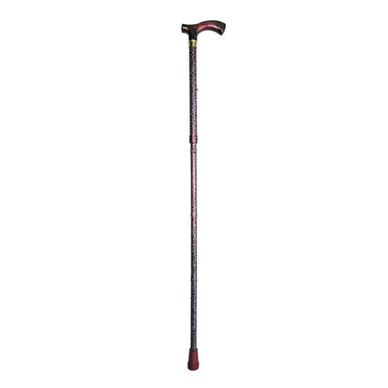 Bastón plegable, diseño burdeos