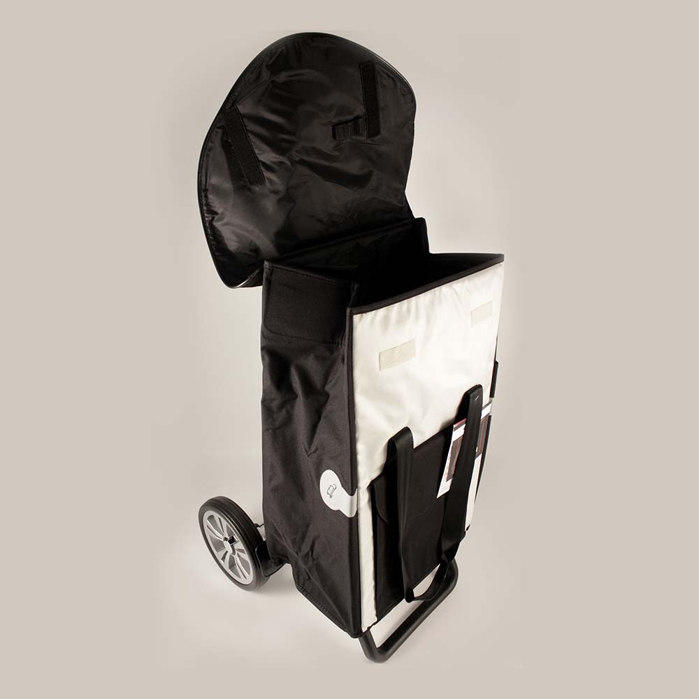 Carro de compras Senta con asa ajustable