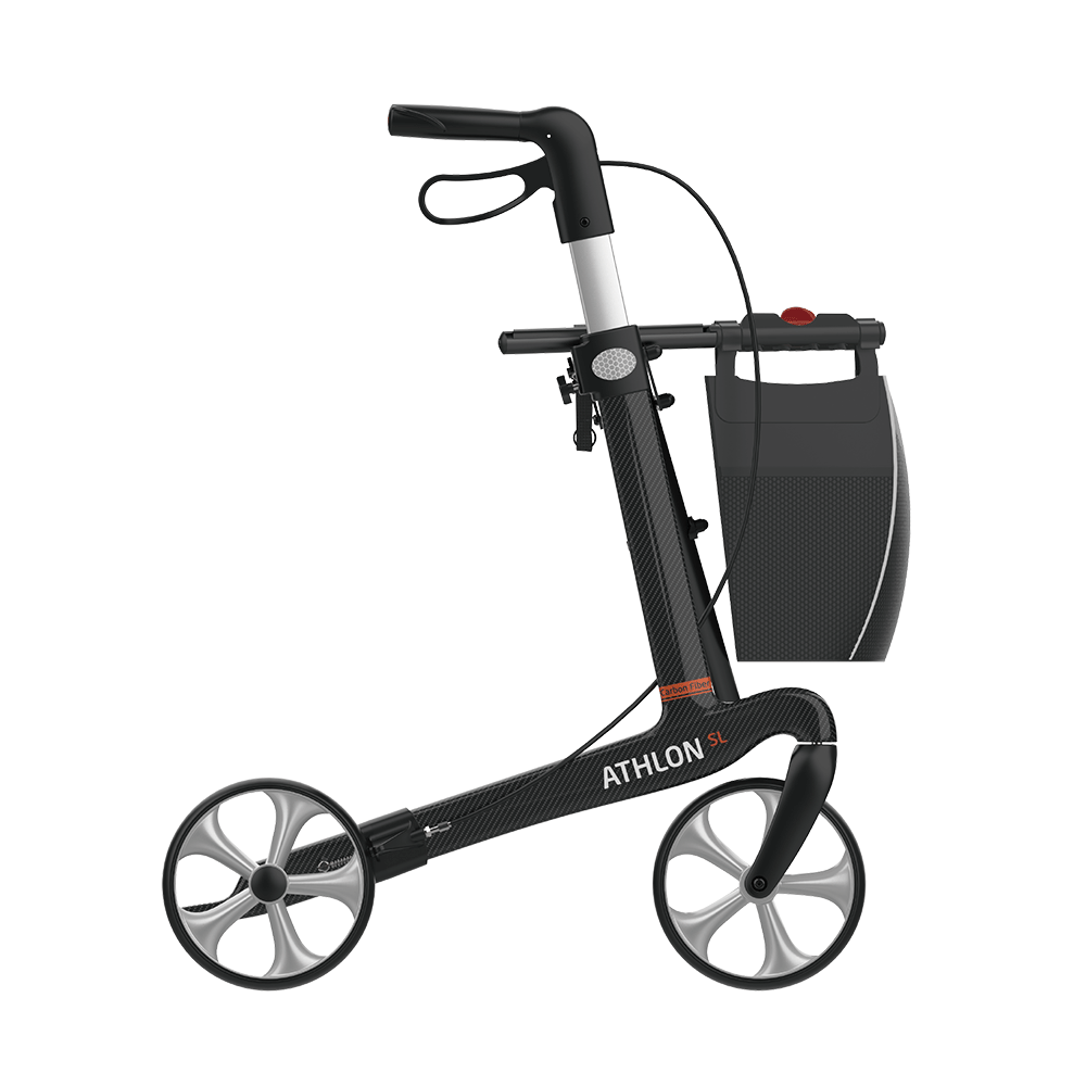 Athlon SL Rollator *str. small* - Sort - Seniorshop