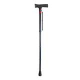 Bastón plegable con luz y alarma