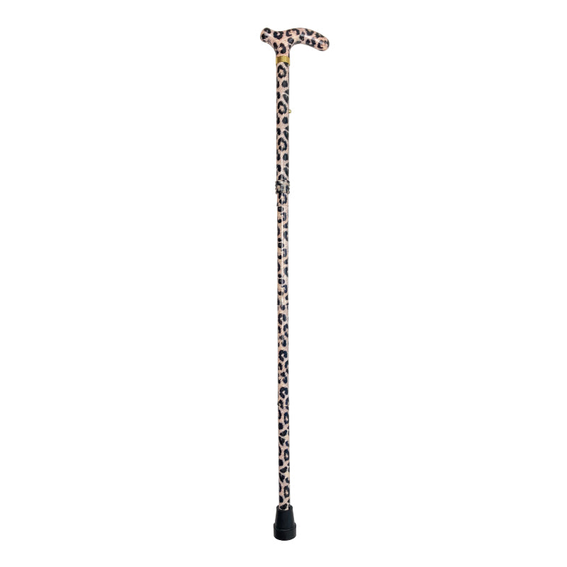Bastón plegable, estampado de leopardo