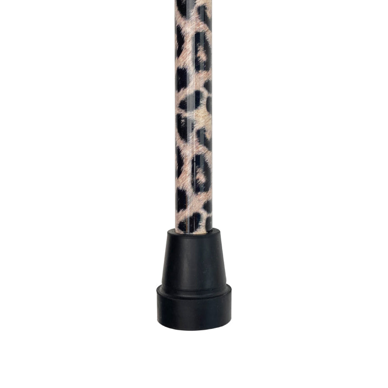 Bastón plegable, estampado de leopardo