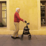 W4 rollator / indkøbsvogn - Grå